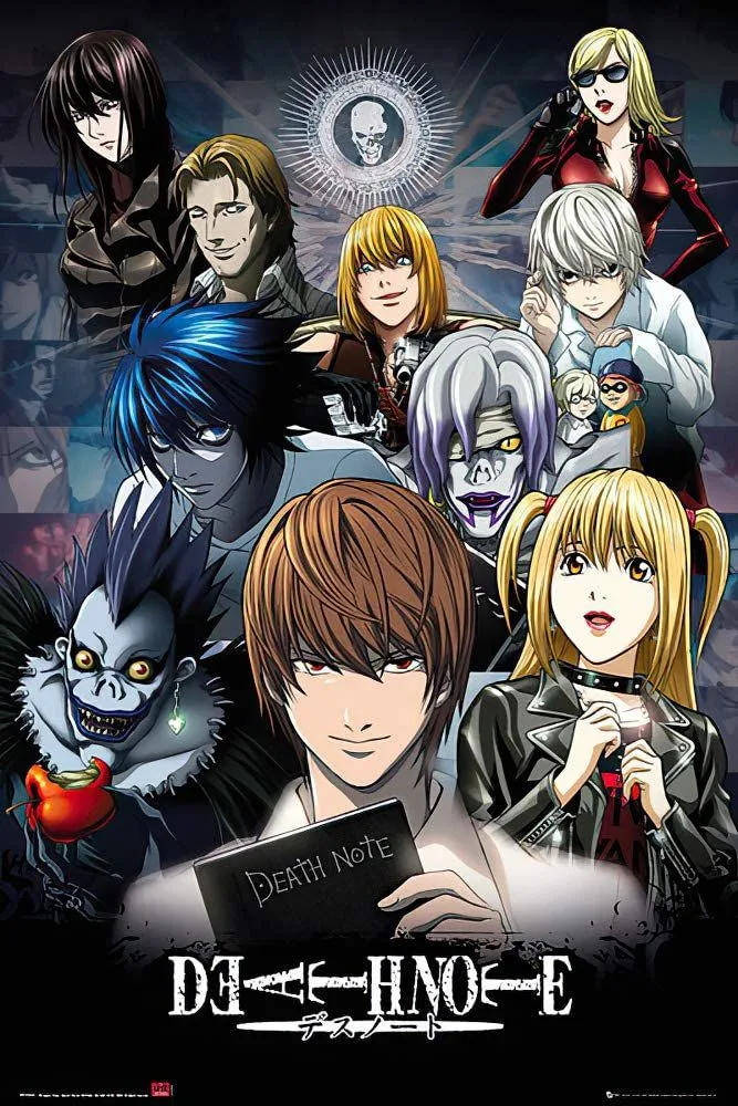 Death Note - Manga_Anime TV Show Poster_Print (Character Collage) (Size 24_ x 36_)
